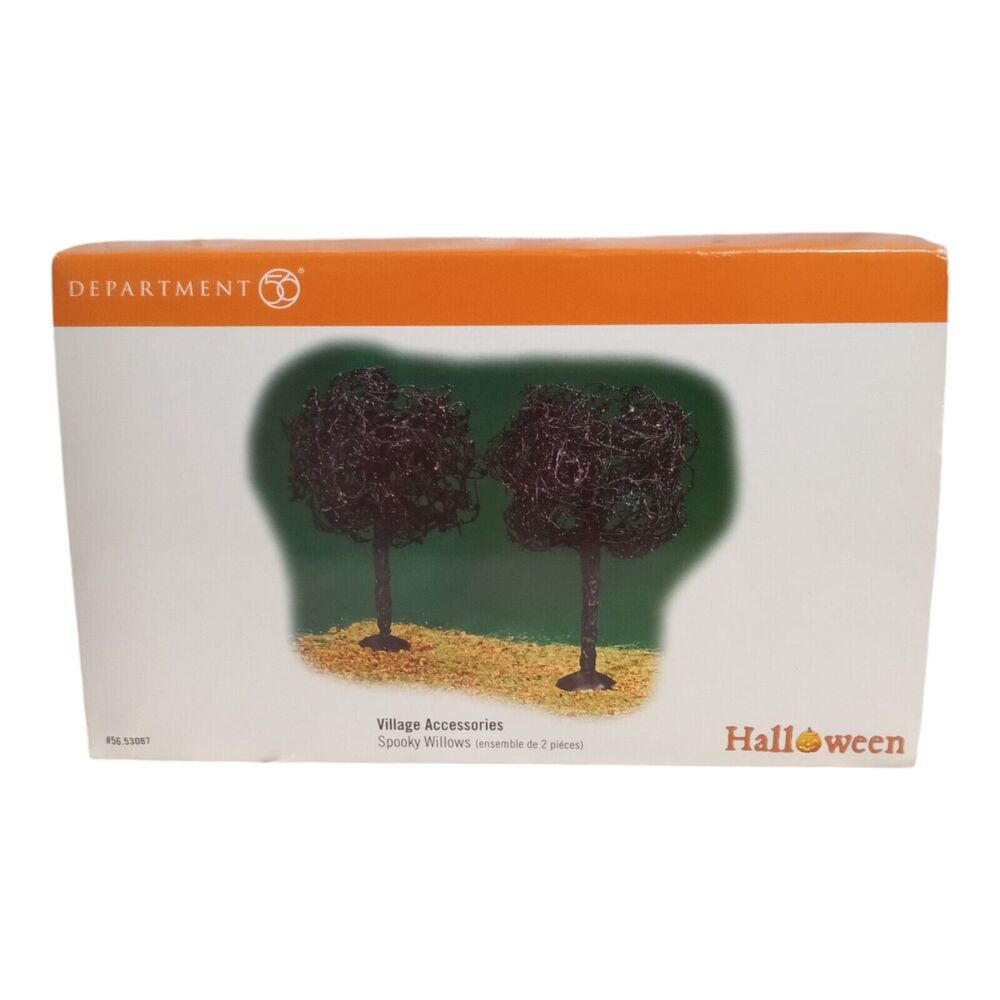 Dept 56 Halloween Village - Spooky Willows, set of 2